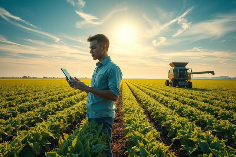 Uso de gêmeos digitais na agricultura para simulações de colheita precisas