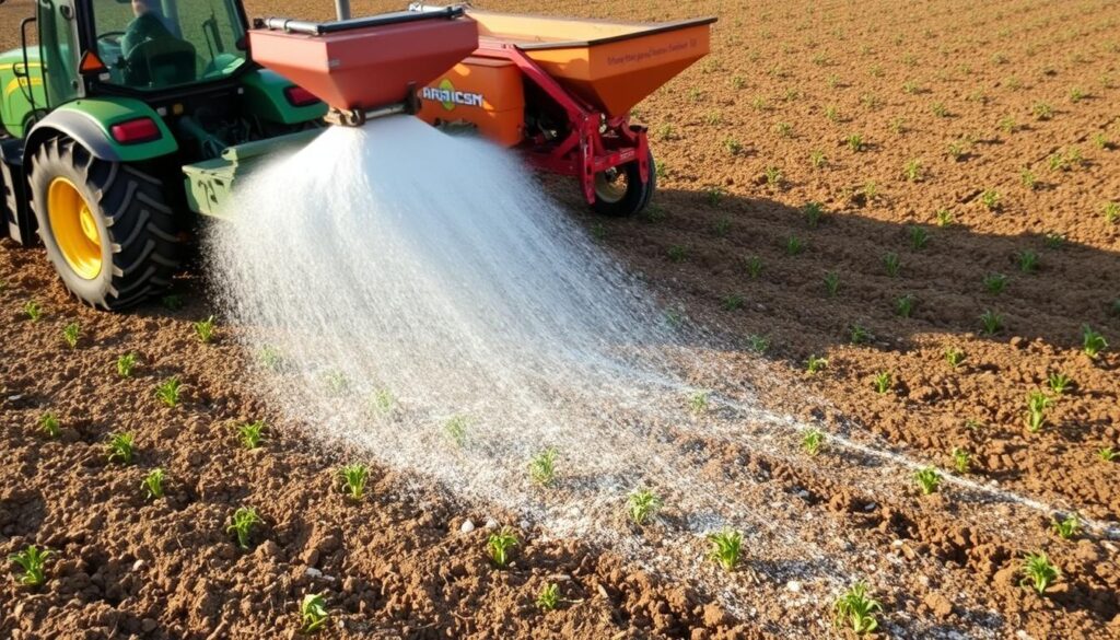 Aplicação de gesso agrícola para correção de camadas subsuperficiais do solo Aplicação de gesso agrícola para correção de camadas subsuperficiais do solo