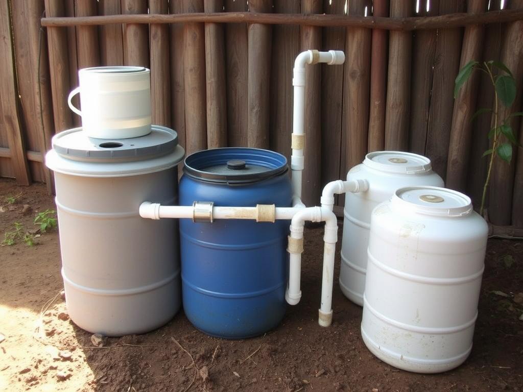 Biodigestor caseiro feito com materiais acessíveis Biodigestor caseiro feito com materiais acessíveis