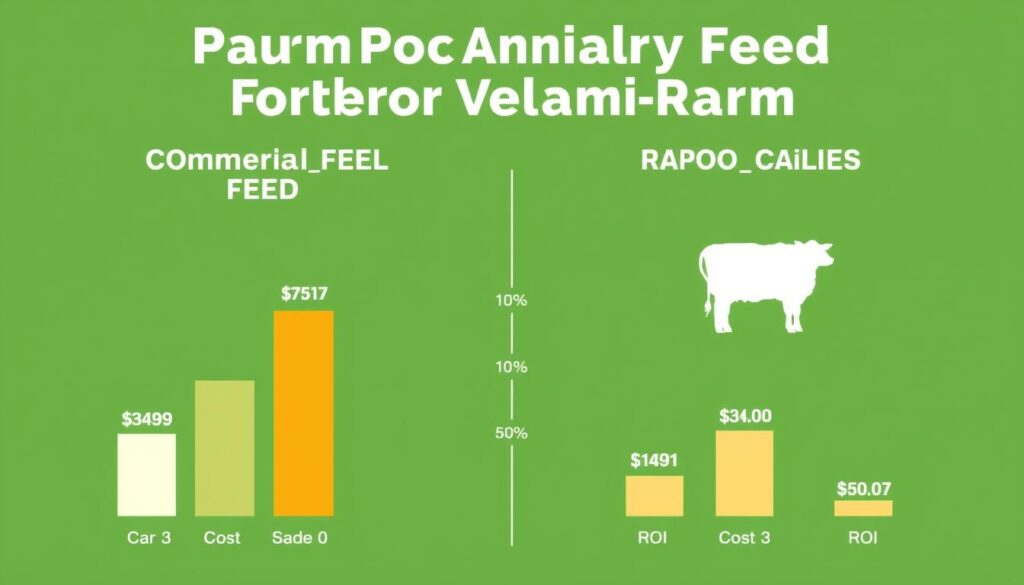 Comparativo de custos entre ração comprada e produzida na propriedade