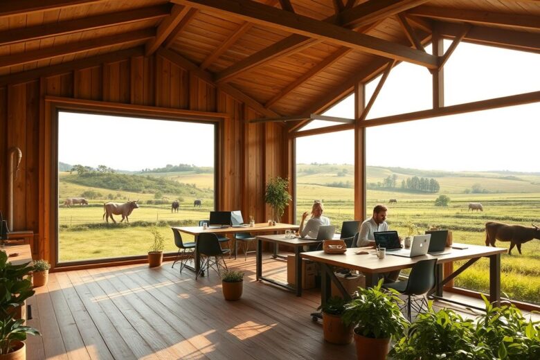 Coworking Rural: Espaço de Tecnologia Compartilhada entre Fazendas visando lucro