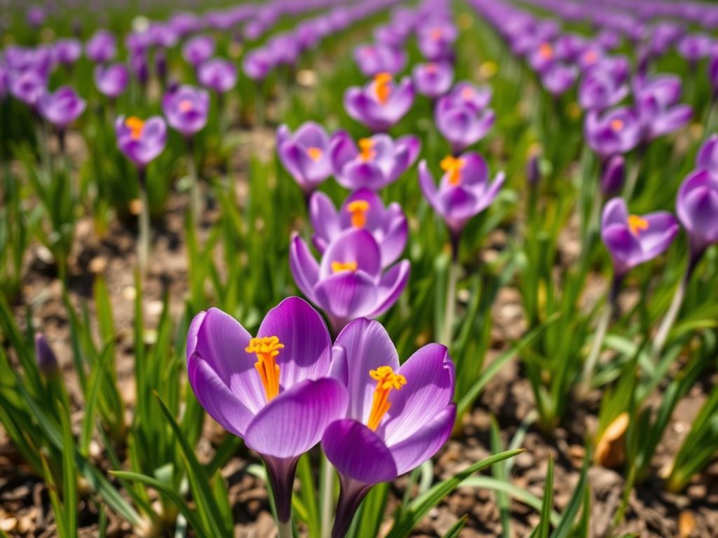 Flores de açafrão verdadeiro, cultura rural pouco conhecida que gera lucros milionários Flores de açafrão verdadeiro, cultura rural pouco conhecida que gera lucros milionários