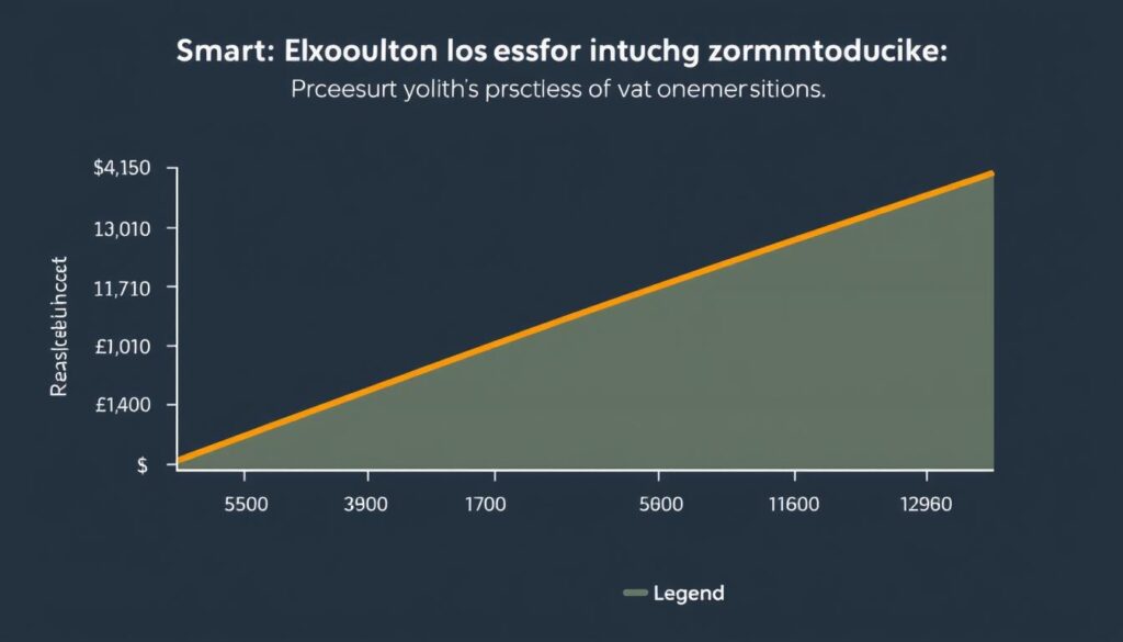 Gráfico mostrando a redução de custos e aumento de produtividade com Zoneamento Inteligente ao longo de 3 anos Gráfico mostrando a redução de custos e aumento de produtividade com Zoneamento Inteligente ao longo de 3 anos