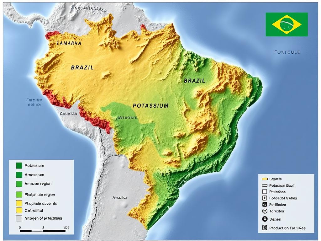 Mapa das reservas brasileiras de minerais para produção de fertilizantes como resposta à rivalidade EUA-China Mapa das reservas brasileiras de minerais para produção de fertilizantes como resposta à rivalidade EUA-China