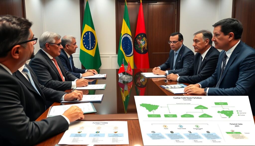 Negociações diplomáticas brasileiras para diversificar fornecedores de fertilizantes em meio à rivalidade EUA-China Negociações diplomáticas brasileiras para diversificar fornecedores de fertilizantes em meio à rivalidade EUA-China