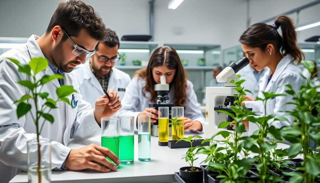 Pesquisadores brasileiros desenvolvendo biofertilizantes como alternativa sustentável frente à rivalidade EUA-China na exportação de fertilizantes Pesquisadores brasileiros desenvolvendo biofertilizantes como alternativa sustentável frente à rivalidade EUA-China na exportação de fertilizantes