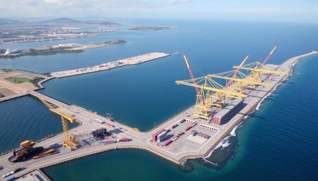 Porto do Açu exportação de grãos