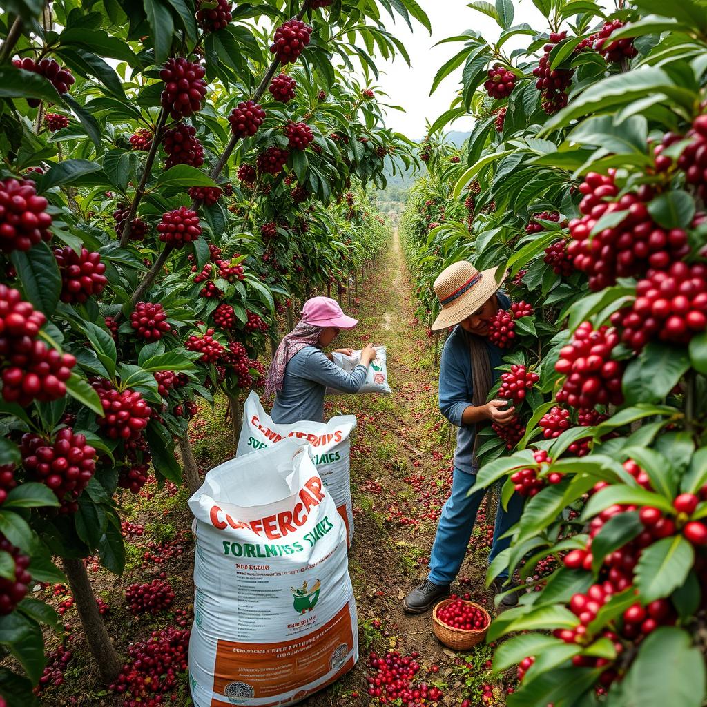 Produção de café brasileira enfrentando desafios com o fornecimento de fertilizantes devido à rivalidade EUA-China Produção de café brasileira enfrentando desafios com o fornecimento de fertilizantes devido à rivalidade EUA-China