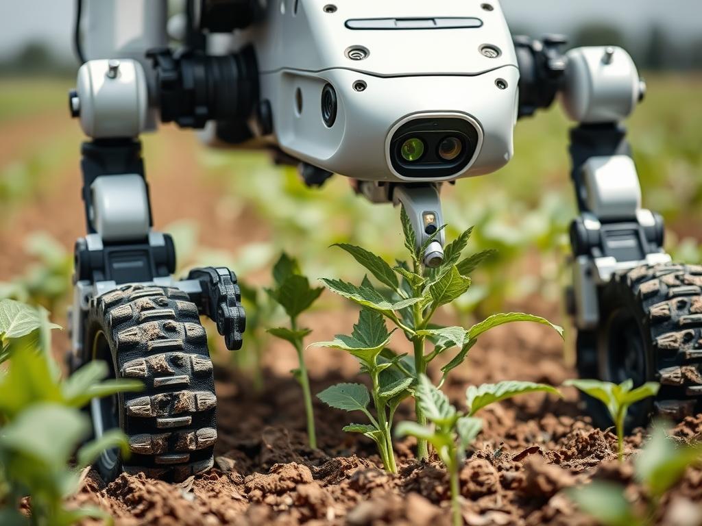 Robô agrícola para monitoramento e manejo de precisão gerando lucro no campo Robô agrícola para monitoramento e manejo de precisão gerando lucro no campo