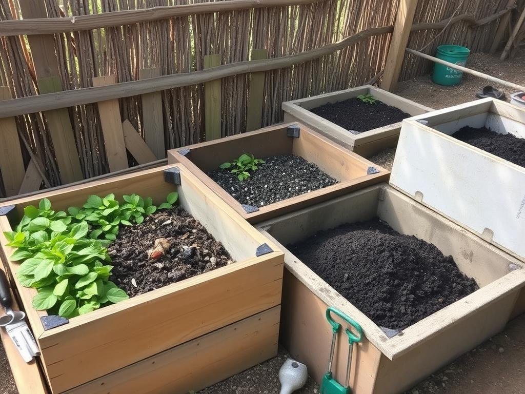 Sistema de compostagem em pequena propriedade rural Sistema de compostagem em pequena propriedade rural