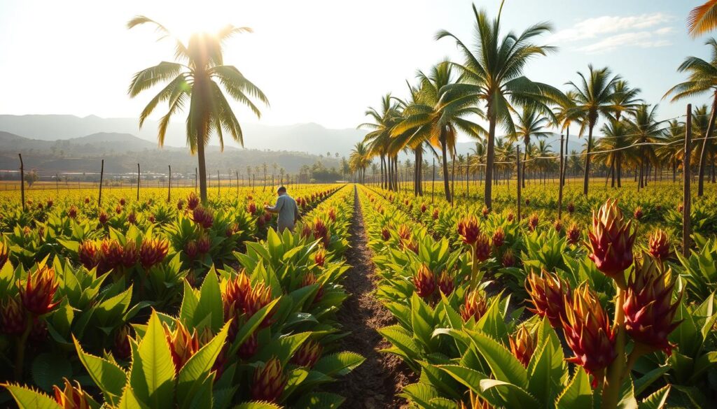 cultivo eficiente de pitaia