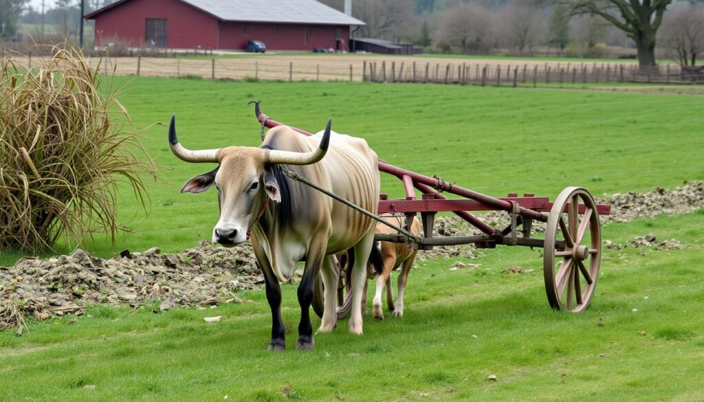 equipamentos modernos para tração animal na agricultura