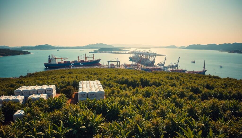 exportações de cacau