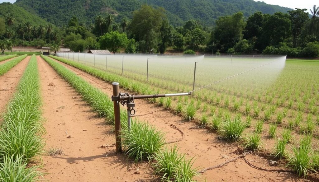 sistemas de irrigação tradicionais para agricultura