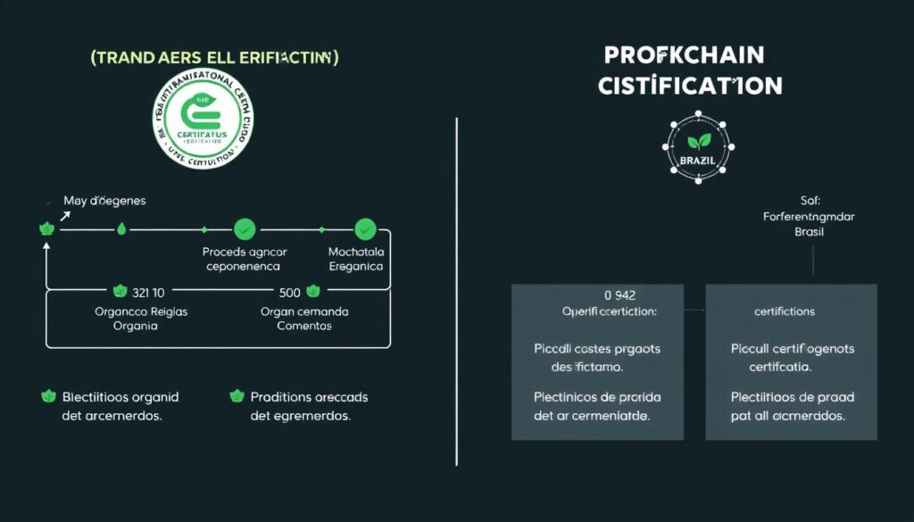 Comparação entre certificação orgânica tradicional e blockchain no Brasil