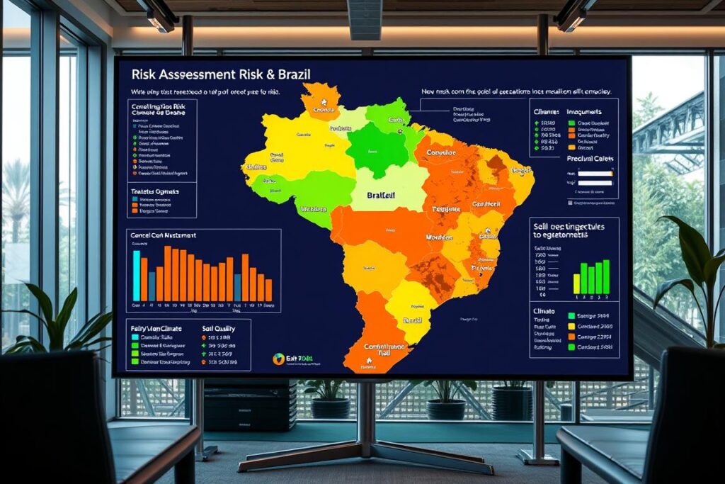 Mapa de risco para sistema de pagamento por safra antecipada