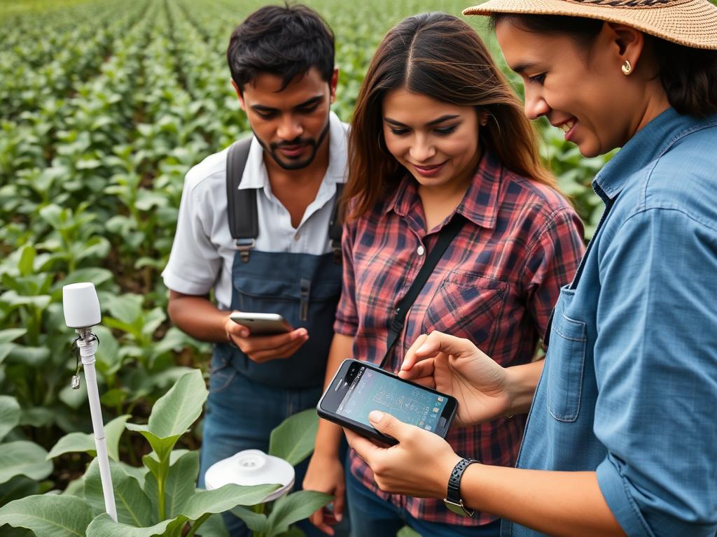 Pequenos produtores de soja no Brasil implementando soluções simplificadas de tecnologia 5G para rastreabilidade