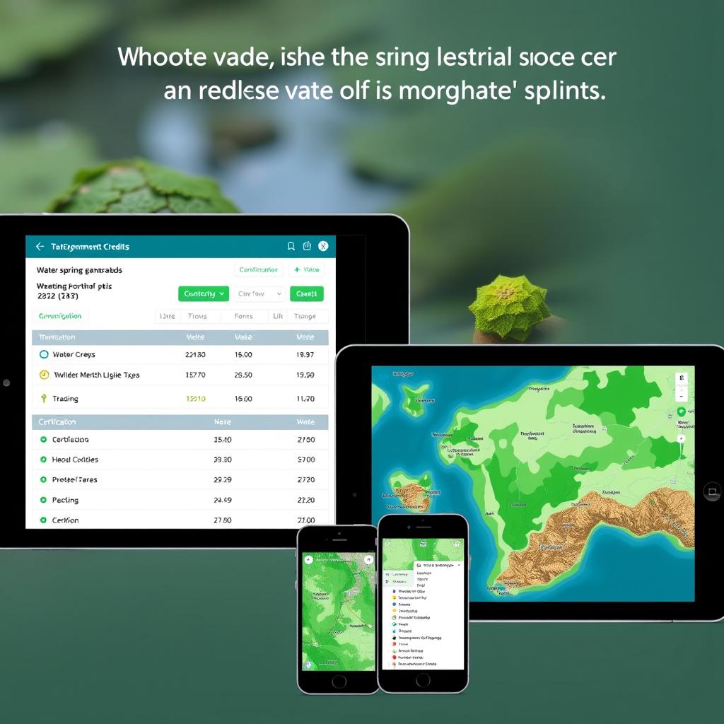 Plataforma digital de comercialização de créditos ambientais gerados por mapeamento de nascentes