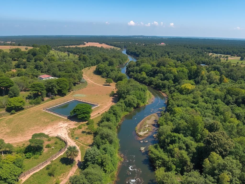 Programa Produtor de Água utilizando drones para monitoramento de nascentes