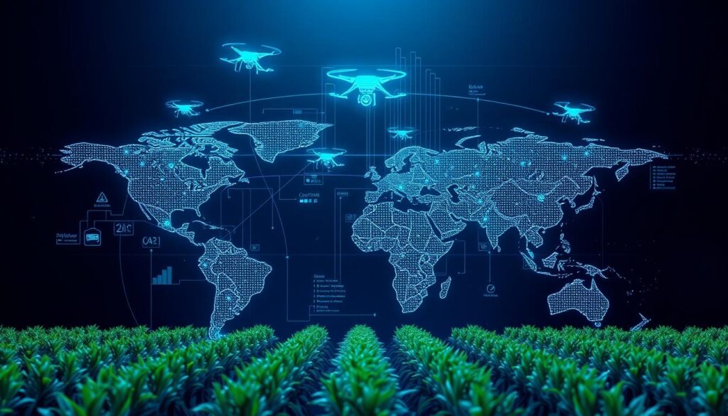 Visão futurista da tecnologia 5G aplicada à rastreabilidade completa da cadeia da soja no Brasil