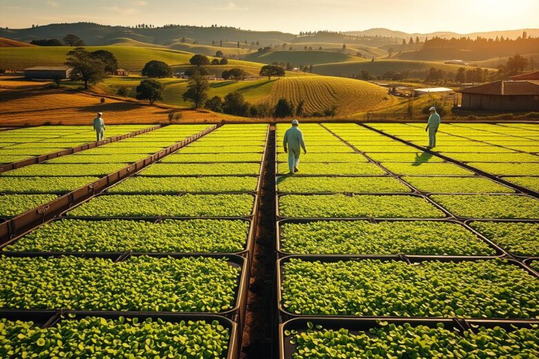 como implementar produção de microalgas em fazenda para vender ração