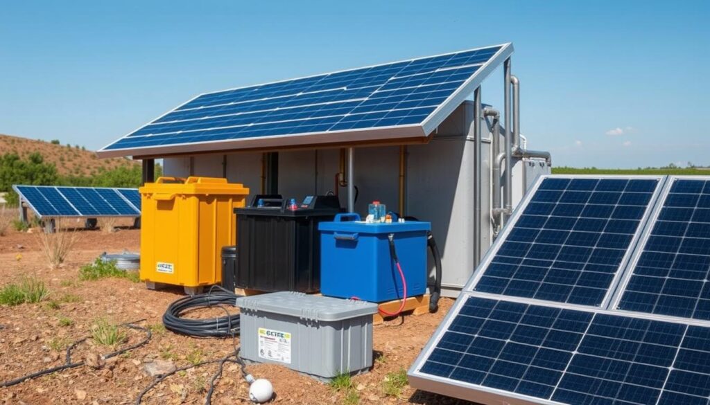 sistema energia solar off-grid para fazenda