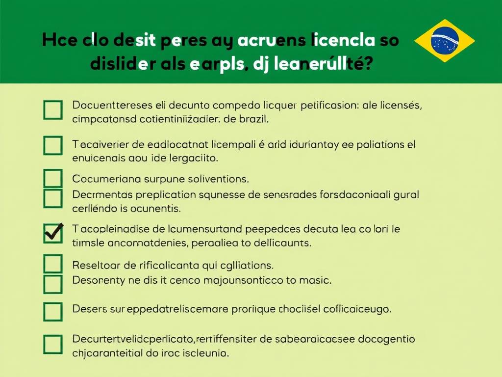 Checklist de prevenção de erros no licenciamento rural digital