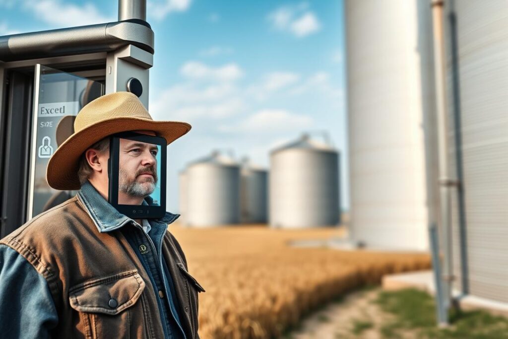 Controle de acesso biométrico em silo de armazenamento de grãos com tecnologia de reconhecimento facial