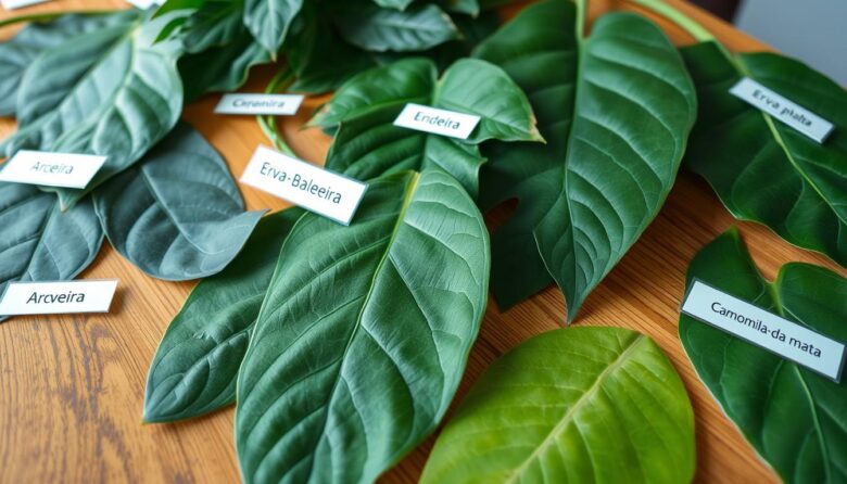 Diversas folhas nativas brasileiras com potencial para vender para cosméticos e chás finos