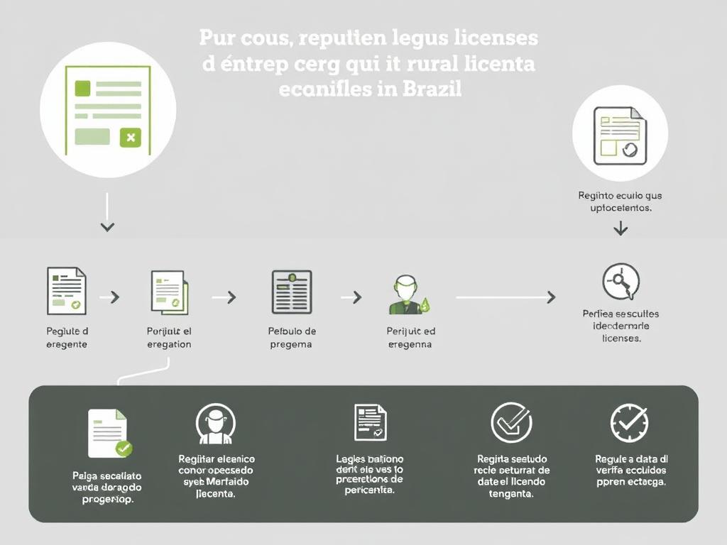 Fluxograma do processo de licenciamento rural digital emergencial
