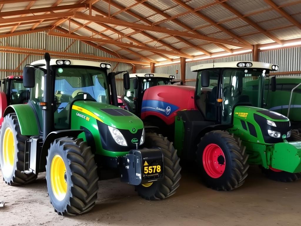 Maquinário agrícola representando custos fixos no cálculo do preço mínimo rentável produto rural