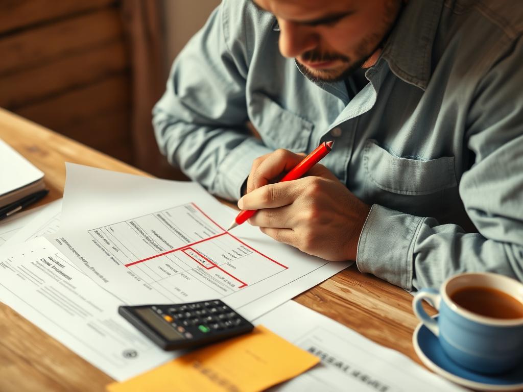 Produtor analisando dados para evitar erros ao calcular preço mínimo rentável produto rural