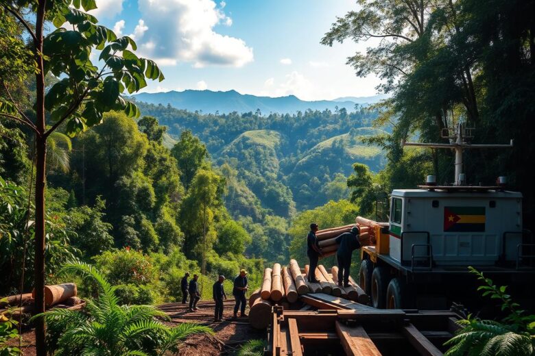 como exportar madeira de reflorestamento rápido sob demanda para países vizinhos