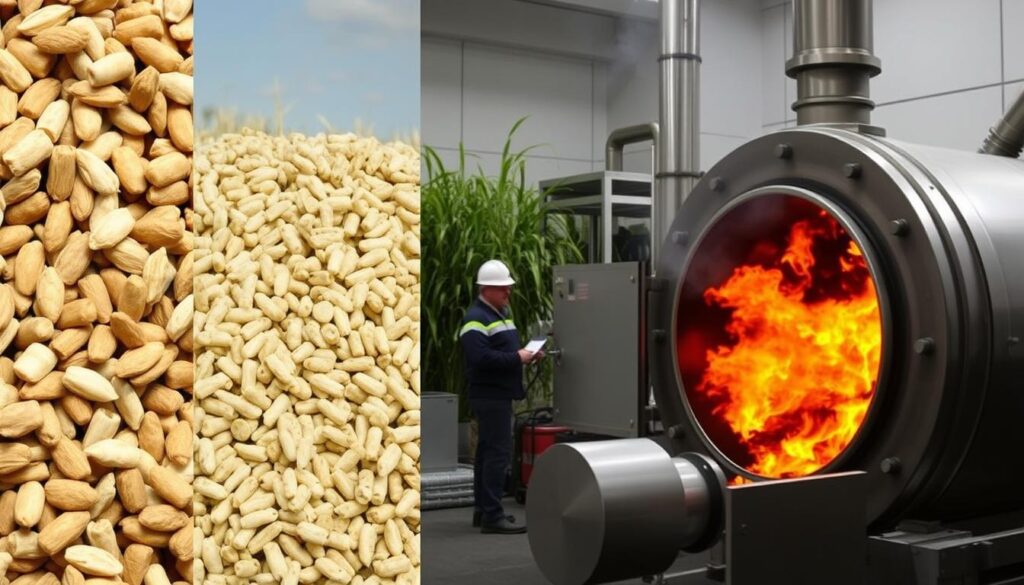 Diferentes aplicações energéticas da biomassa de capim