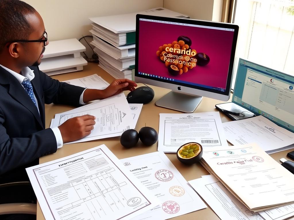 Documentação necessária para exportação de maracujá do cerrado para mercados premium