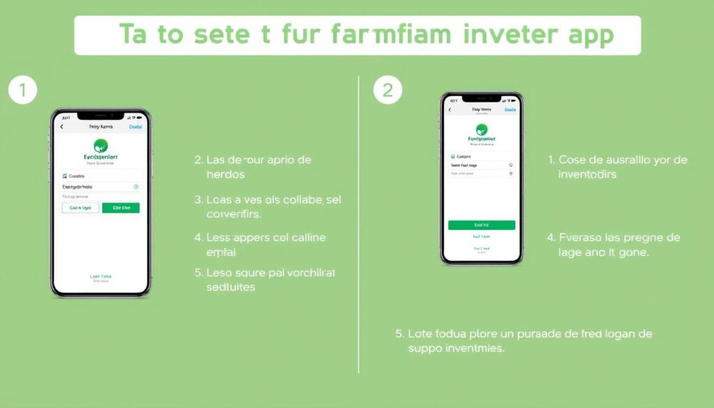 Passo a passo de configuração do app gratuito para controle de estoque e vendas rurais