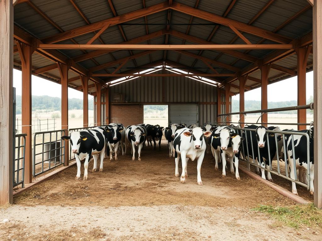 Pequena propriedade leiteira com sistema de confinamento