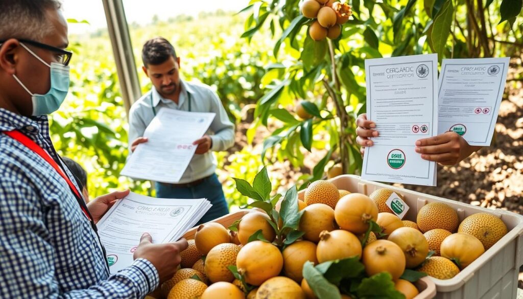 Processo de certificação orgânica para maracujá do cerrado destinado à exportação