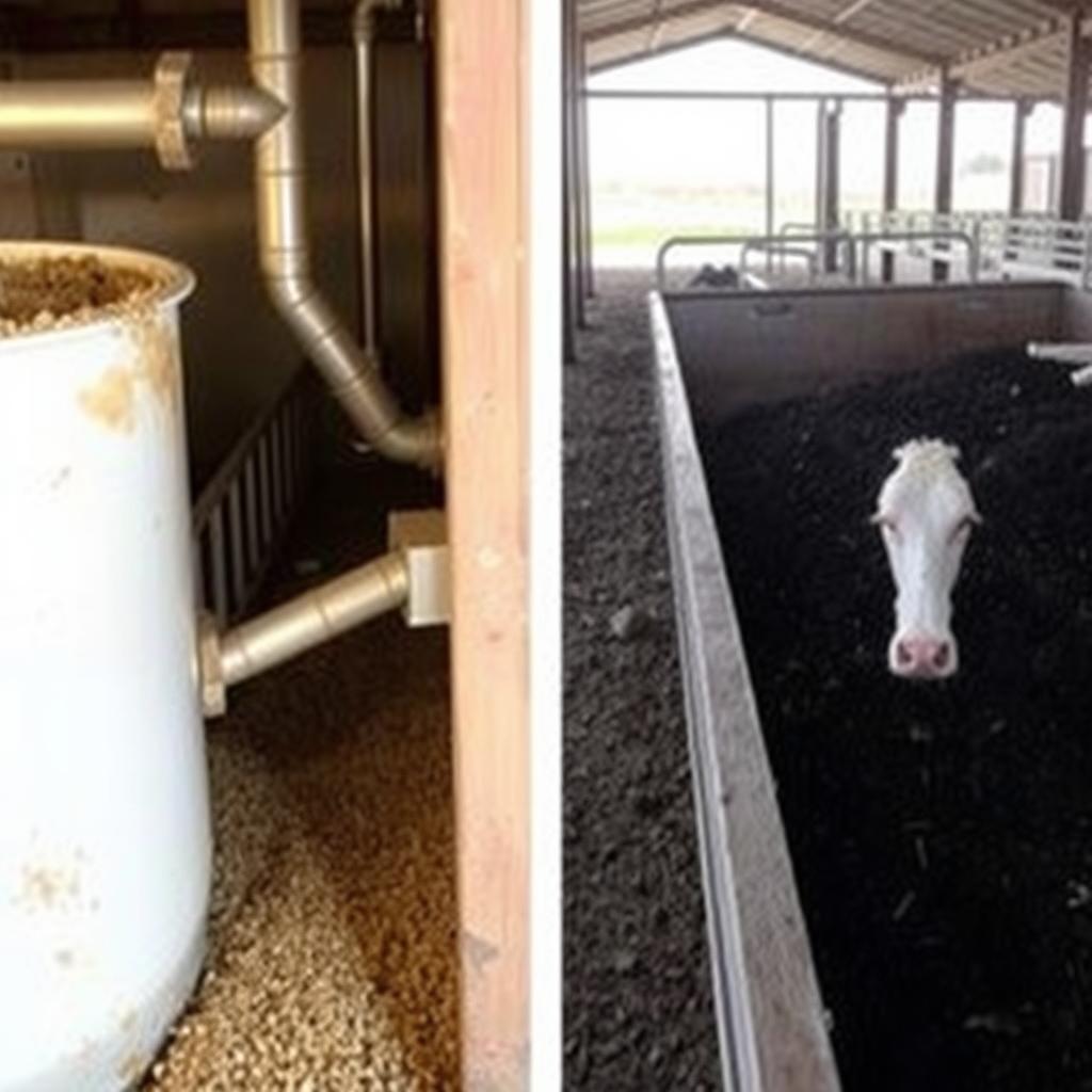 Sistema de manejo de dejetos em fazenda leiteira