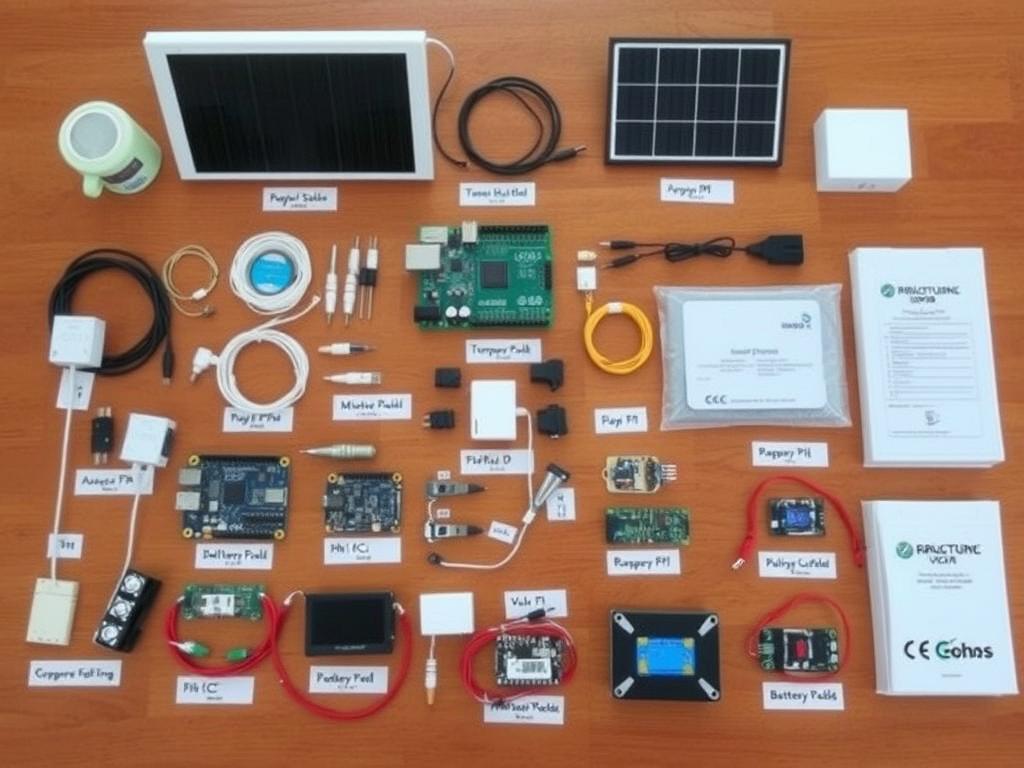 Componentes essenciais para sistema de IoT para monitorar produção de frutas vermelhas raras