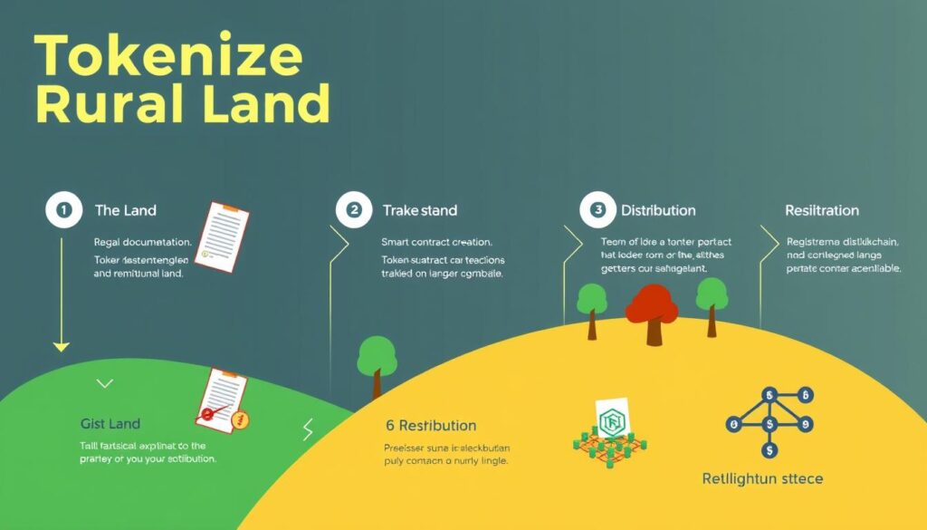 Passo a passo para tokenizar terra rural com criptomoedas