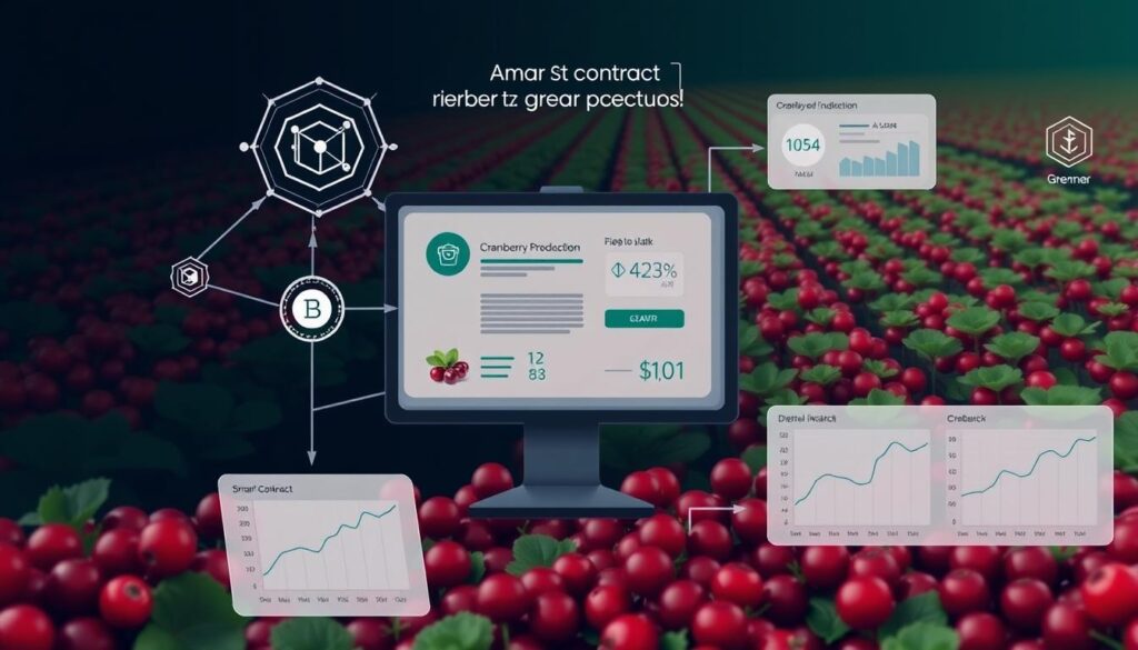 Representação de contrato inteligente para financiamento antecipado de produção de cranberry