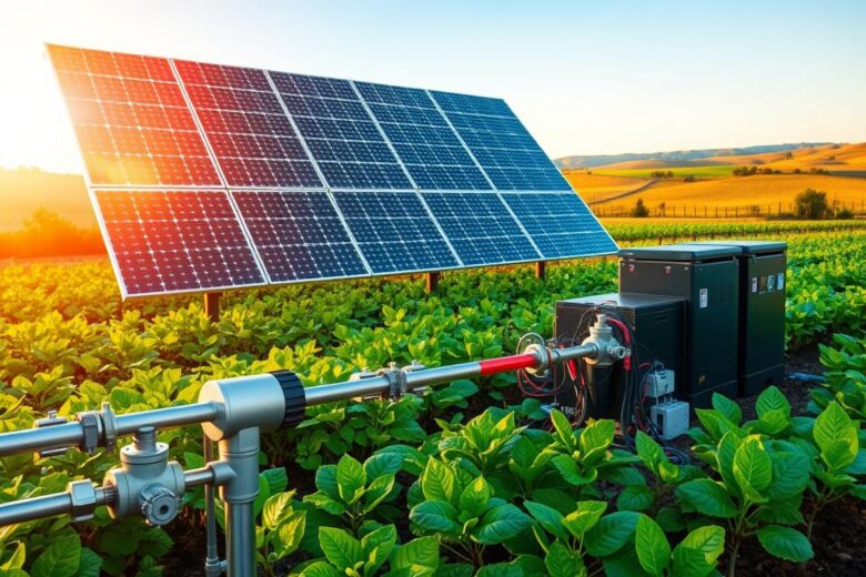 Como instalar um sistema de irrigação por energia solar off grid monitorado?