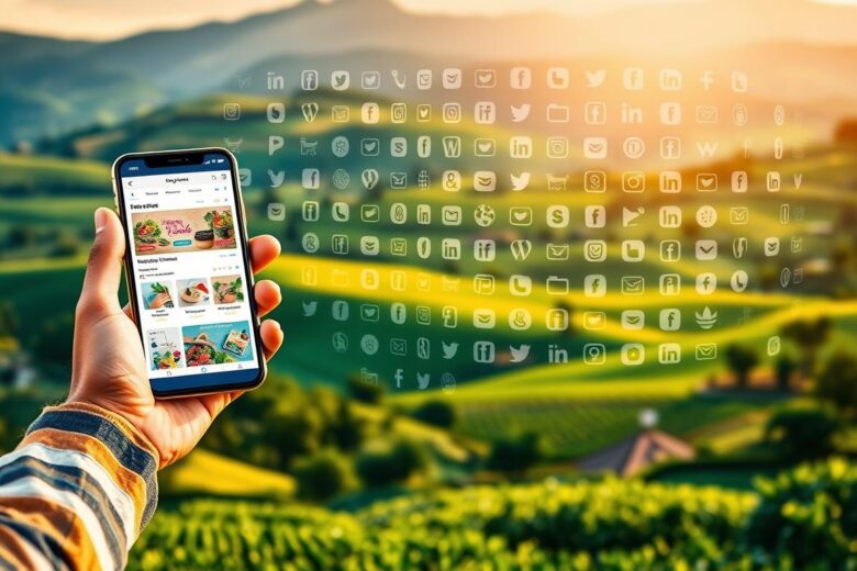 como vender produtos rurais em redes sociais como instagram recebendo em cripto?