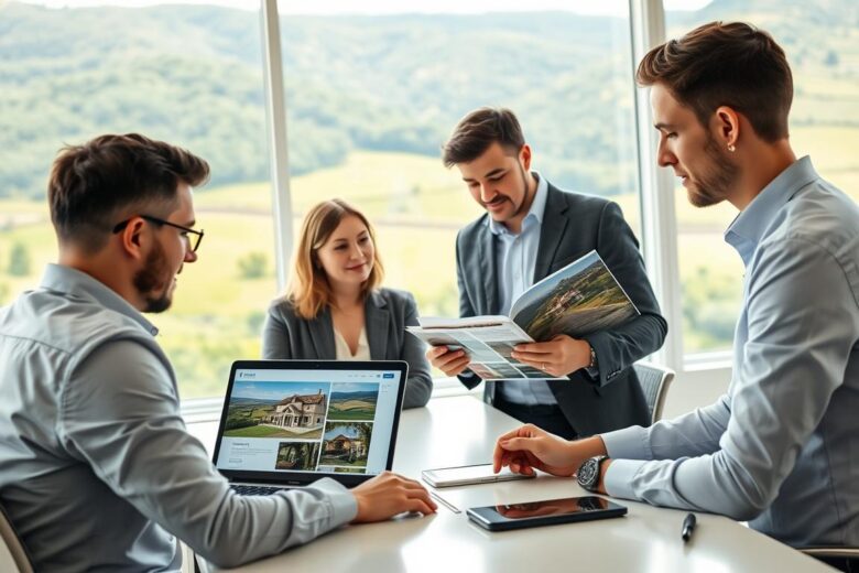 como ganhar dinheiro ajudando gente da cidade a escolher e comprar um sítio?