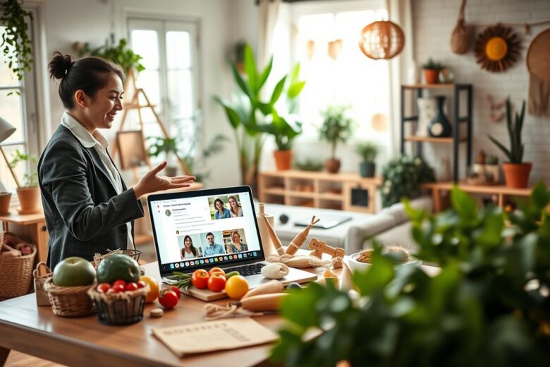 como pequenos produtores podem usar lives simples para vender tudo?