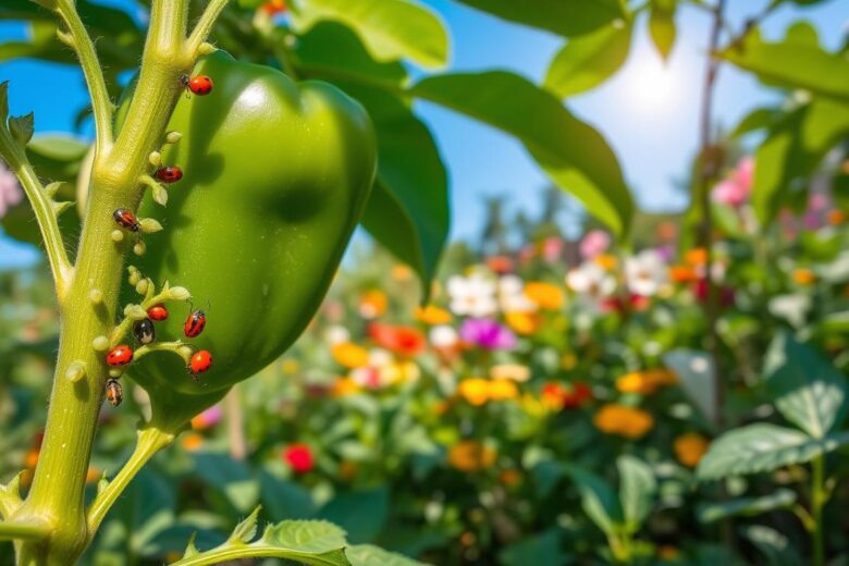 como eliminar pulgão do seu pé de pimenta sem matar insetos benéficos da horta?