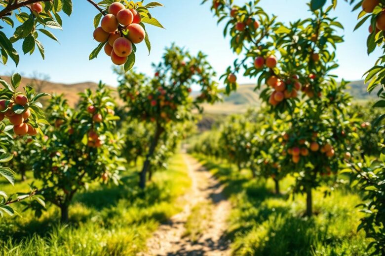 como montar pequeno pomar misto em meia hectare para vender fruta o ano inteiro?