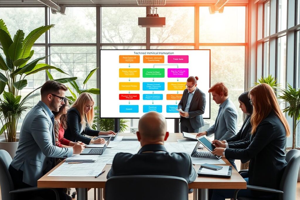 A modern workspace showcasing the concept of 